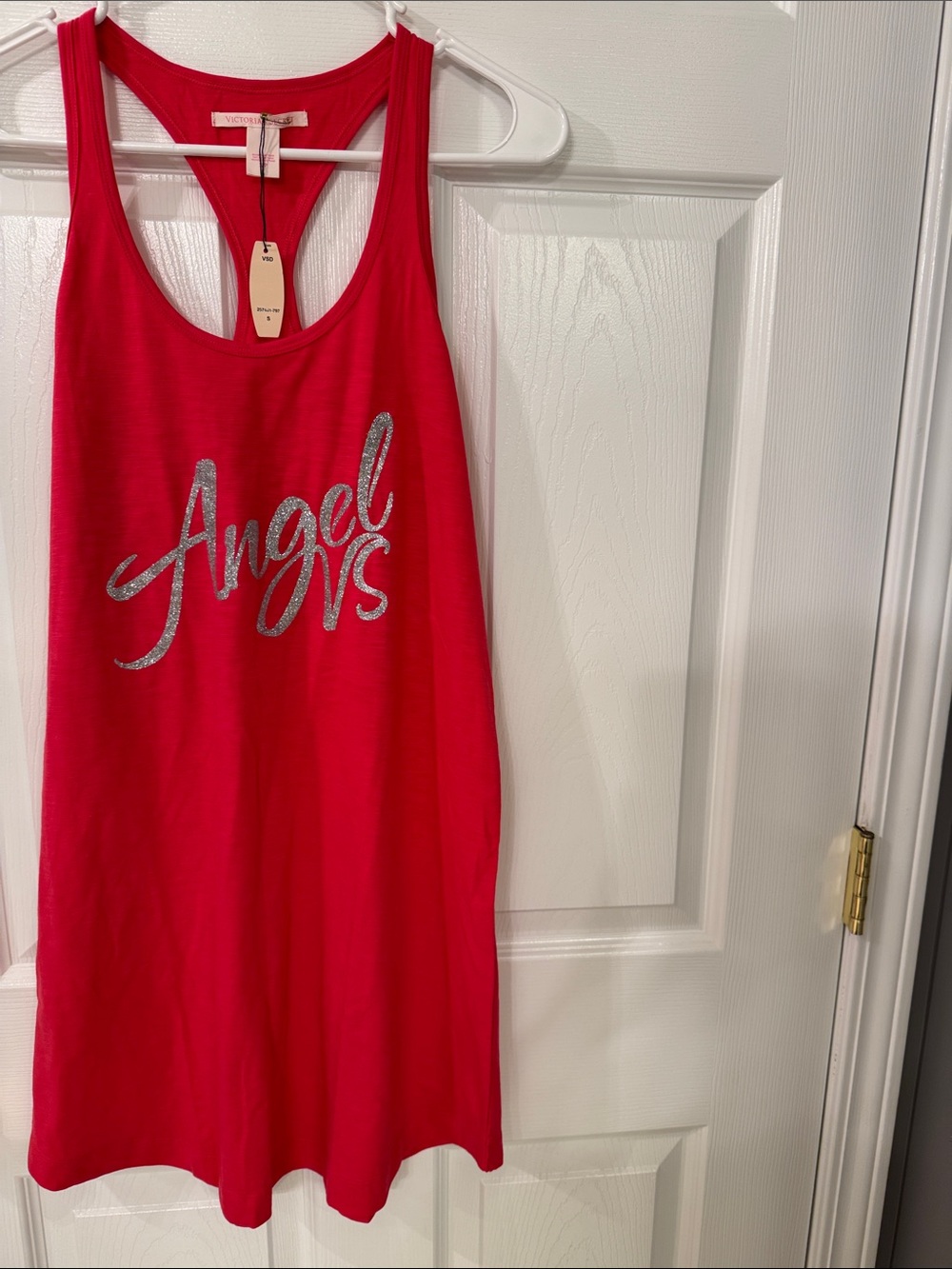 Victoria's Secret pink racebaxk sleepshirt